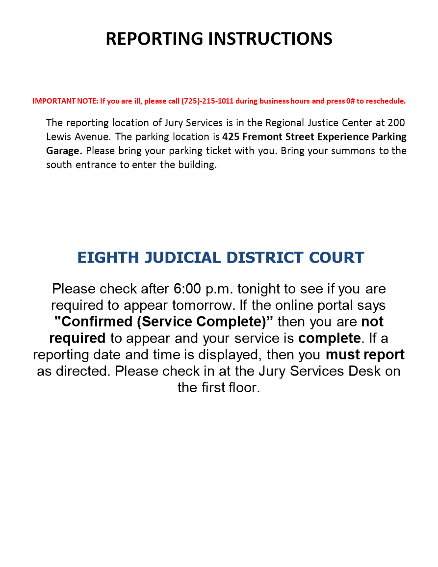 Jury Duty Excuse Letter For Primary Caregiver Sample from www.clarkcountycourts.us