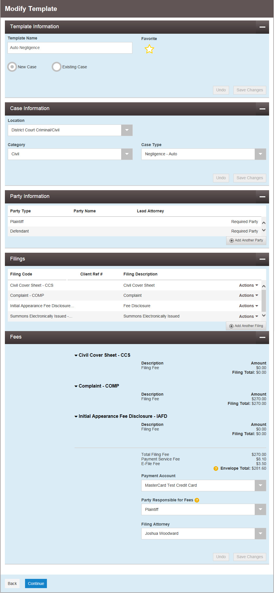 File and Serve – Eighth Judicial District Court
